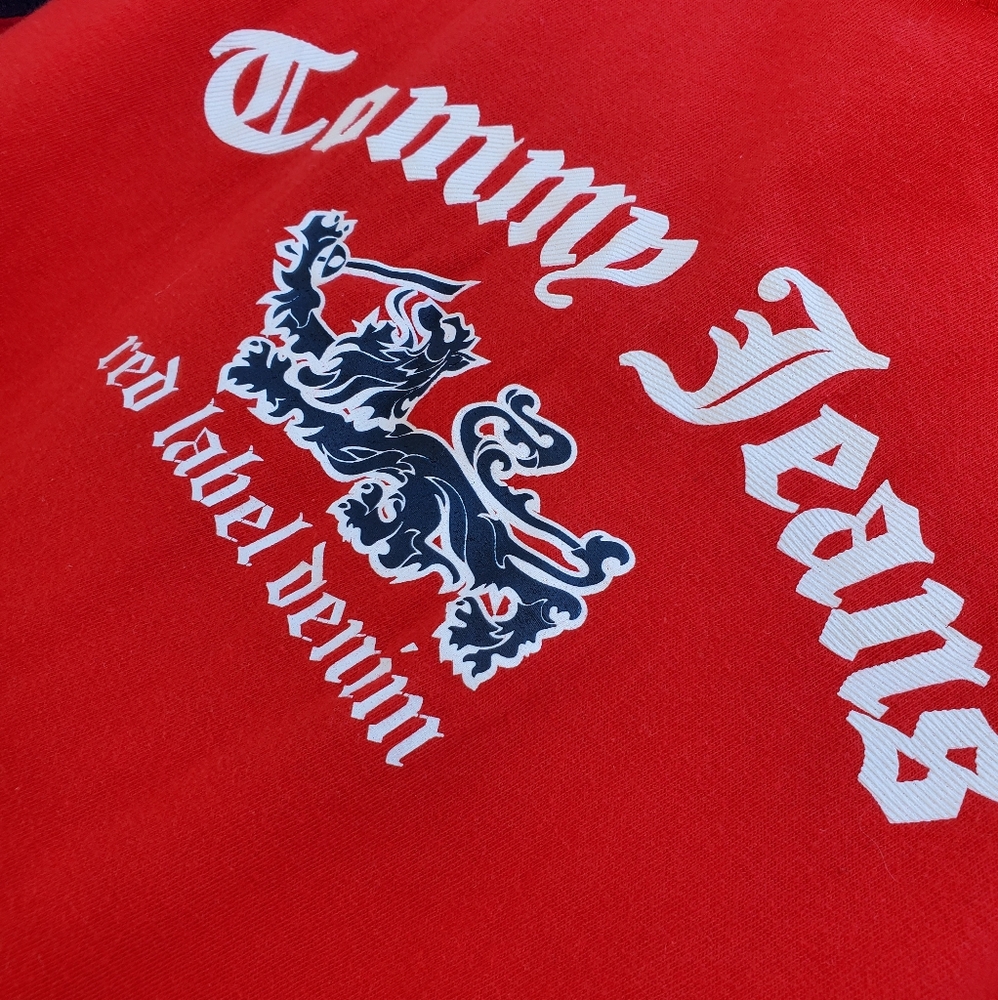 VINTAGE Tommy Hilfiger Ringer T-Shirt - Mn's L